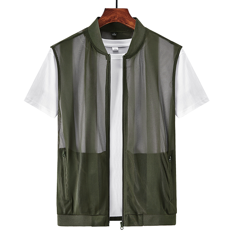 Photography Vest - Summer Men Mesh Hollow Waistcoat Breathable