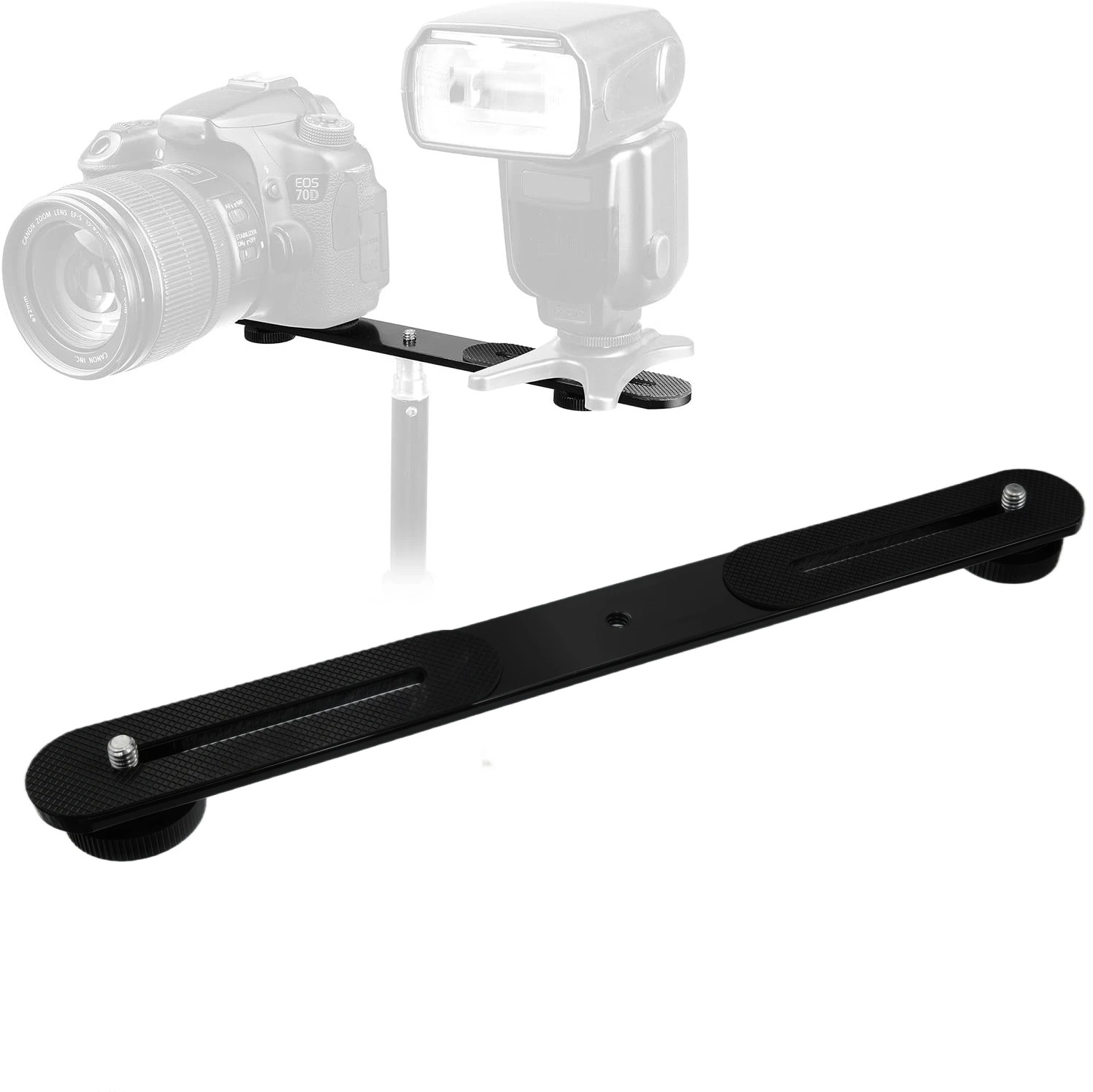 Hot Shoe Adapter - Aluminum Alloy Dual Hot Shoe Flash