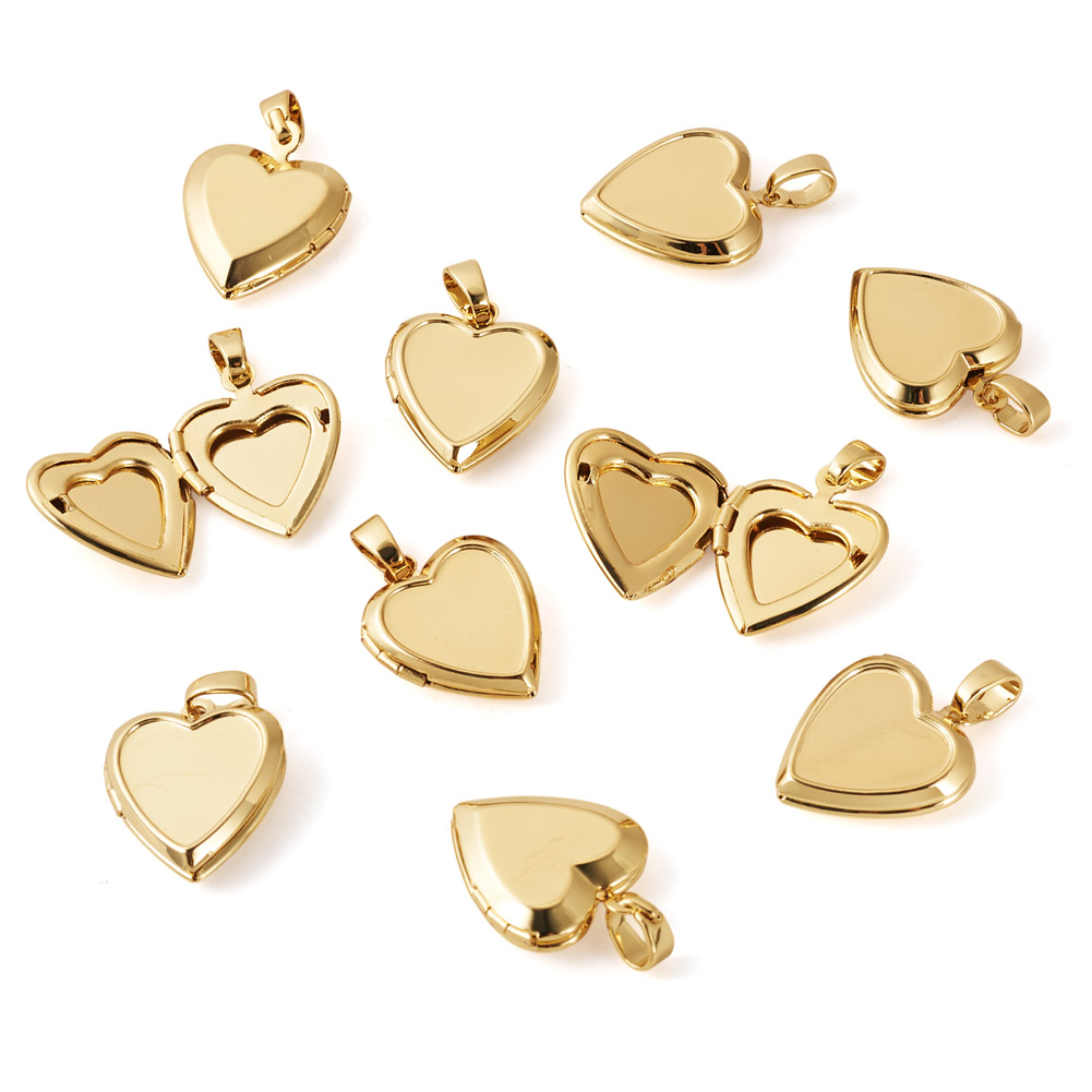 10pcs Heart Photo Locket Penda - Photography Exhibition 评论和价格