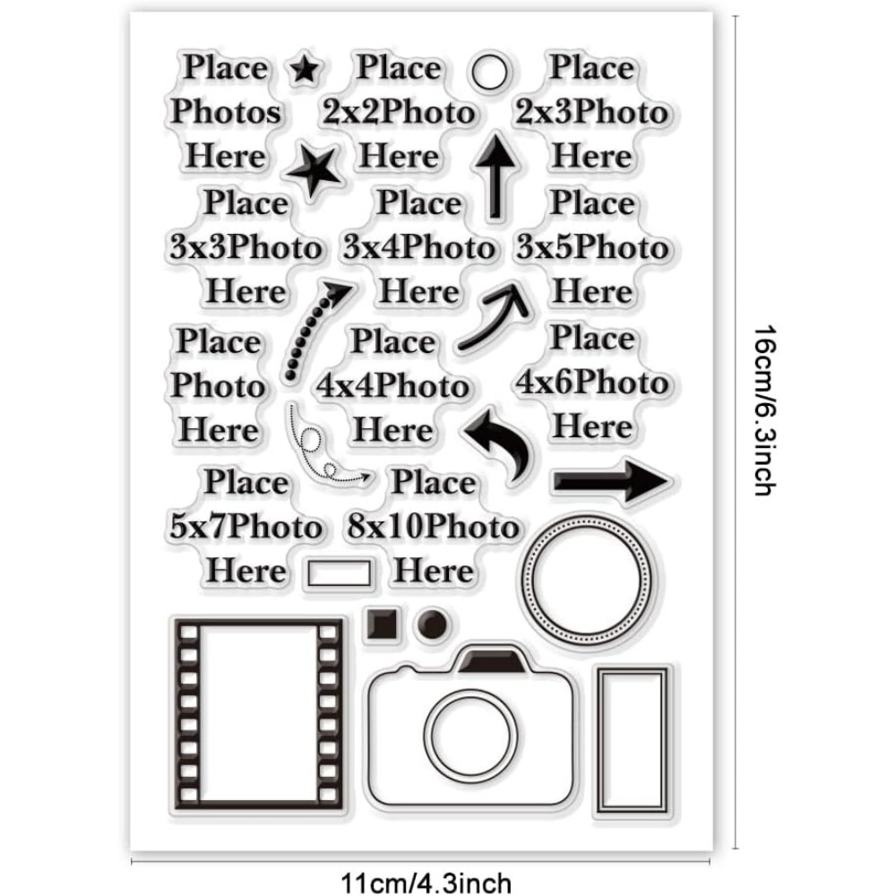 Place Photo Here Clear Stamp A - Photography Exhibition 评论和价格