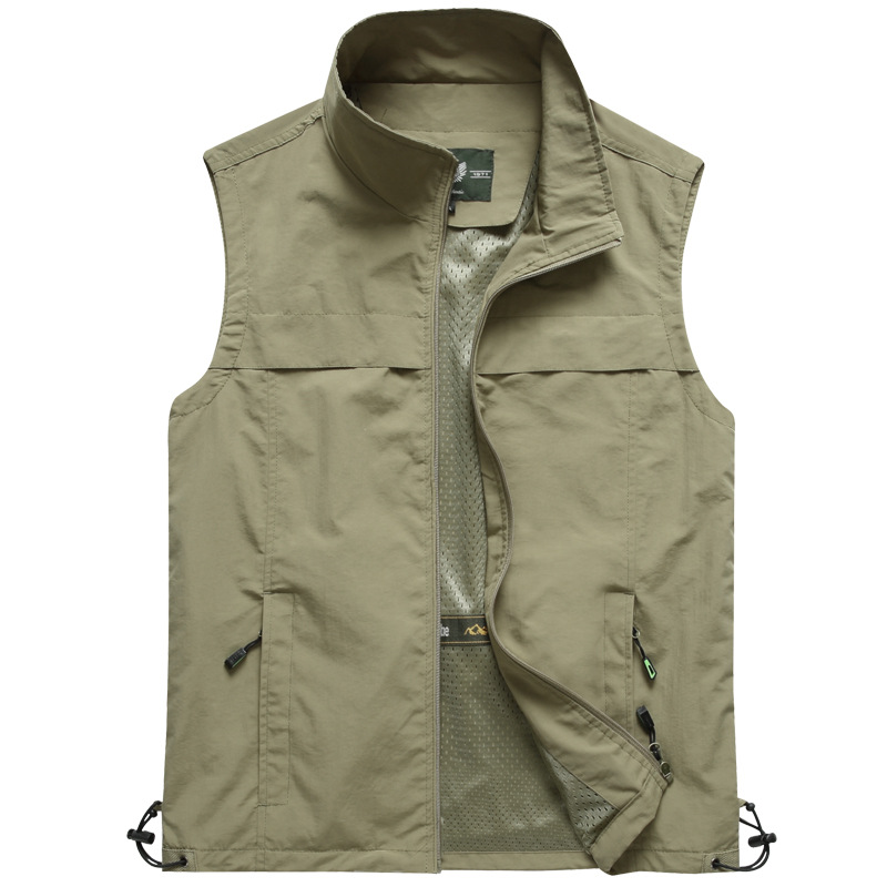 Men Outdoor Mesh Thin Waistcoa - Photography Vest 评论和价格