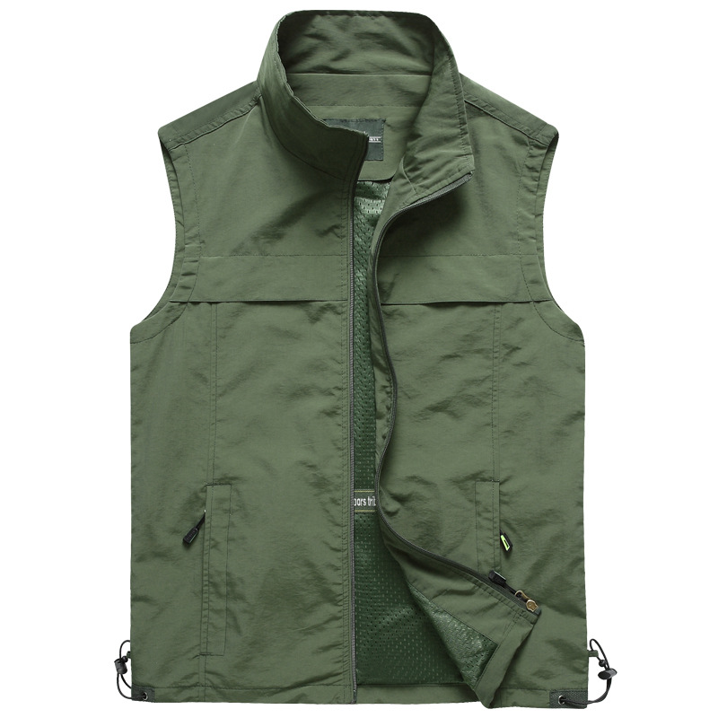 Men Outdoor Mesh Thin Waistcoa - Photography Vest 评论和价格