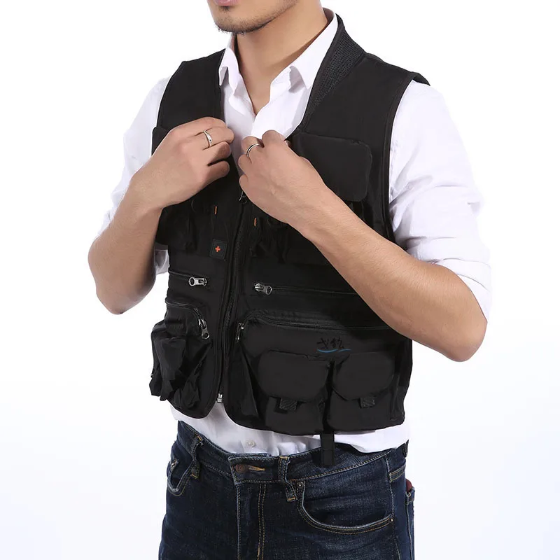Spring Autumn Men Outdoor Quic - Photography Vest 评论和价格