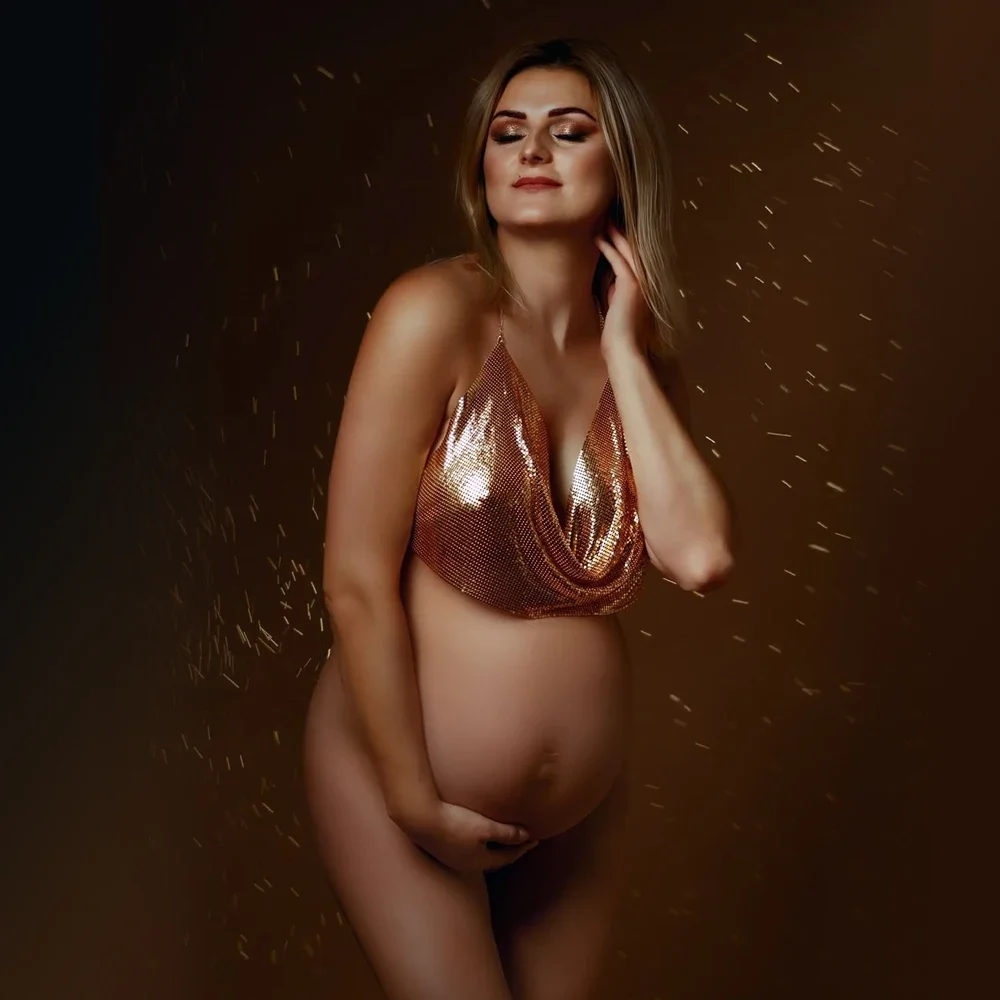 Sexy Chain Maternity Photograp - Photography Vest 评论和价格