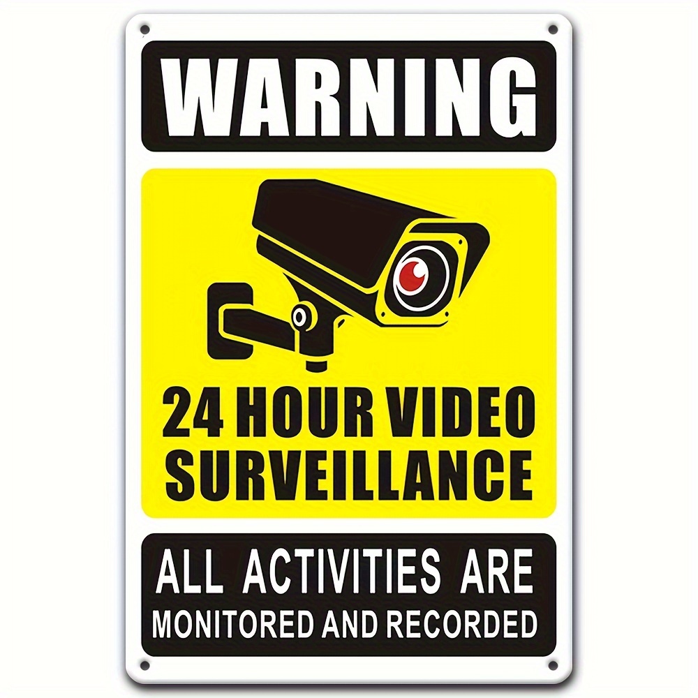 24/7 Video Surveillance Warnin - Photography Exhibition 评论和价格