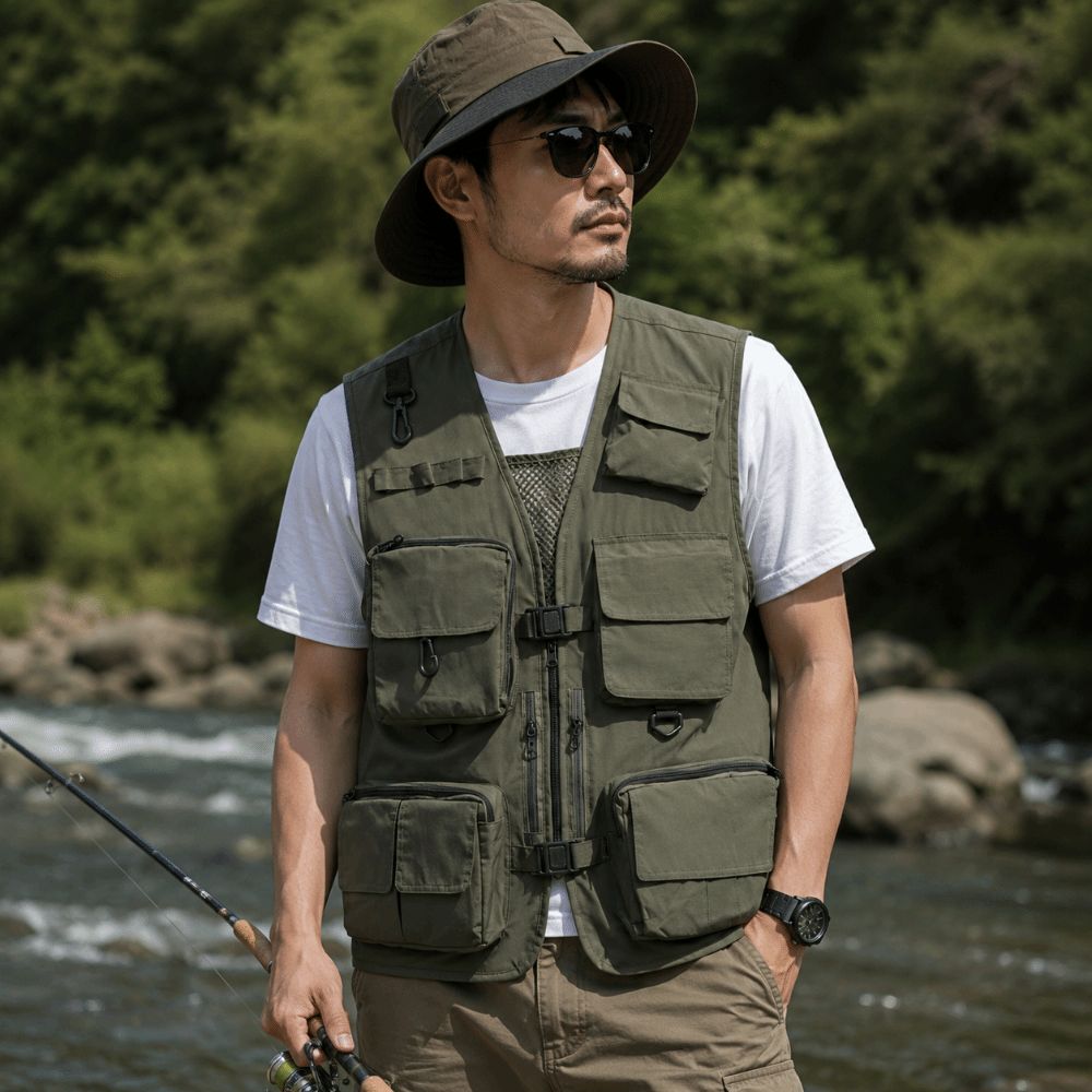 Casual Waterproof Fishing Vest - Photography Vest 评论和价格