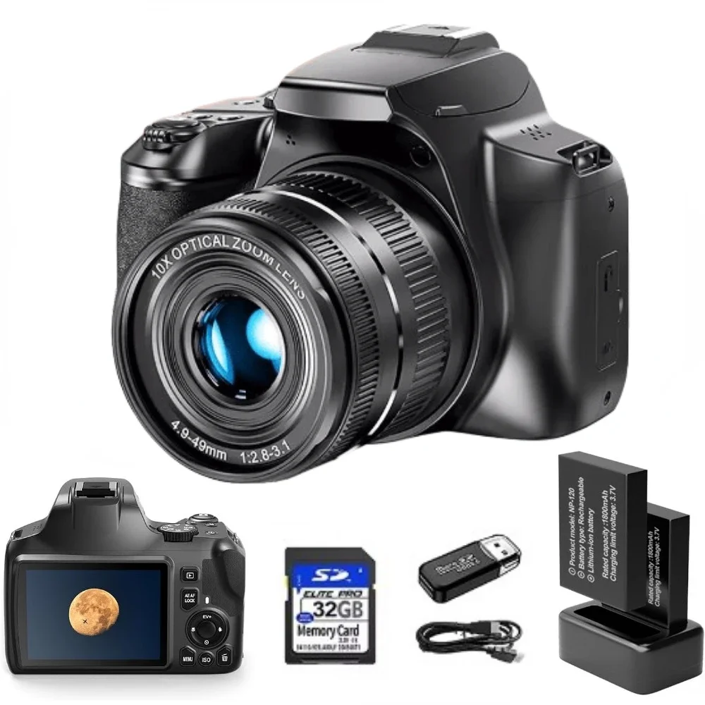 4K Digital Camera for Photogra - Photography Zoom 评论和价格