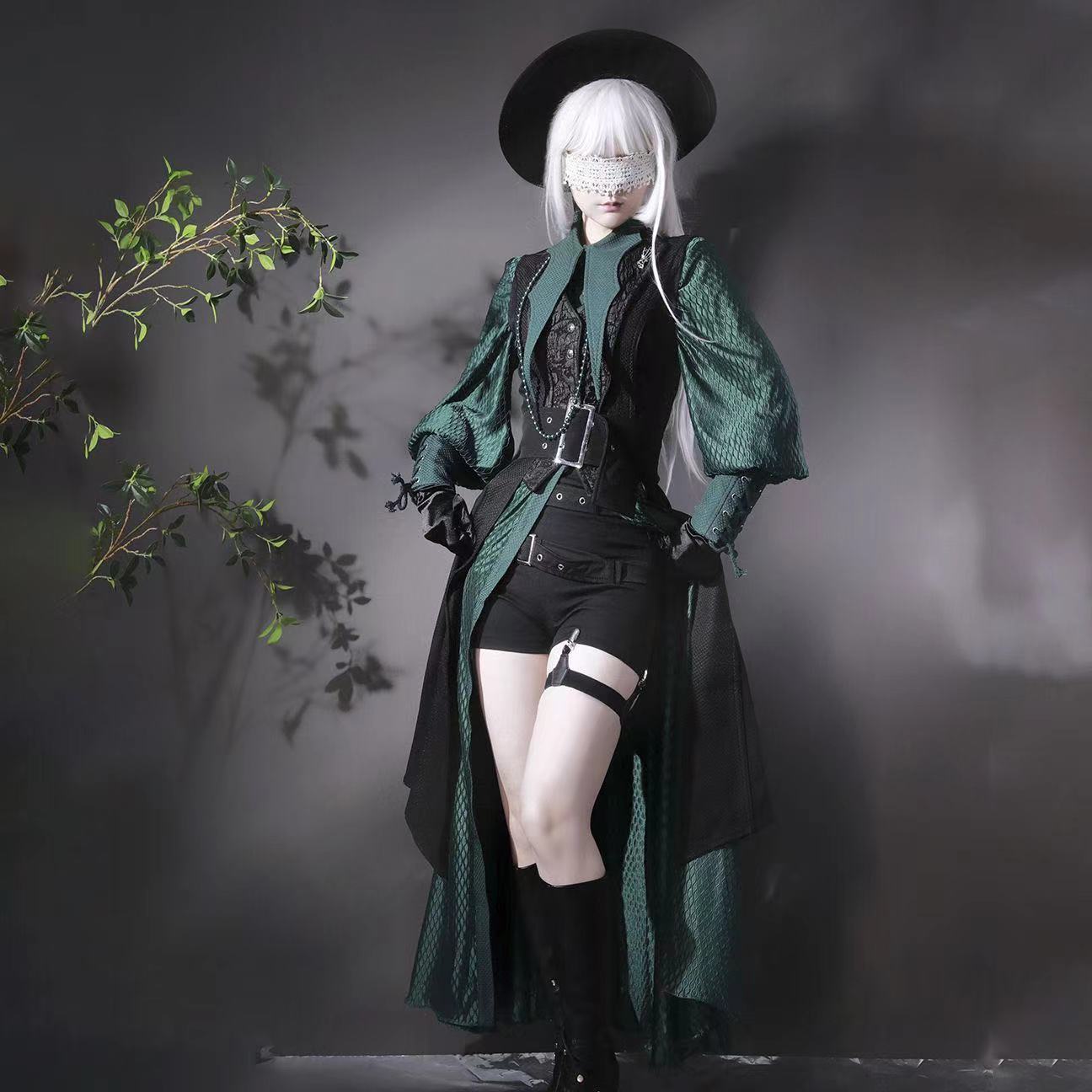 Dark Black Gothic Style Lolita - Photography Vest 评论和价格