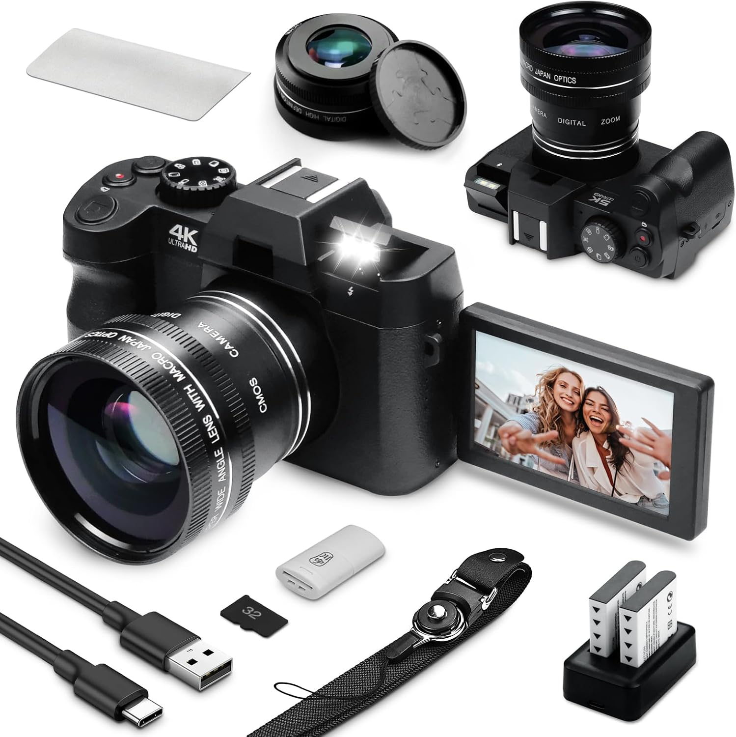 48MP Digital Camera with WiFi  - Photography Zoom 评论和价格