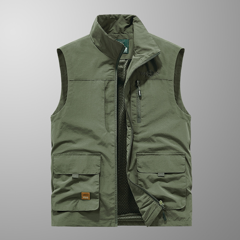 Men Outdoor Mesh Thin Waistcoa - Photography Vest 评论和价格