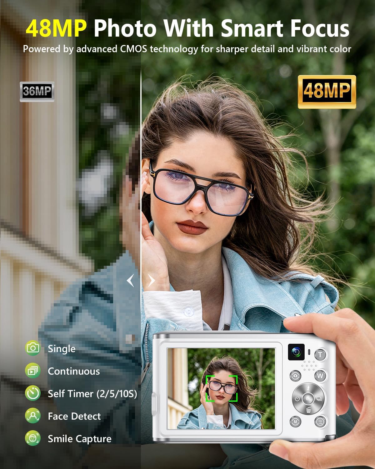 4K Digital Camera for Vlogging - Photography Zoom 评论和价格